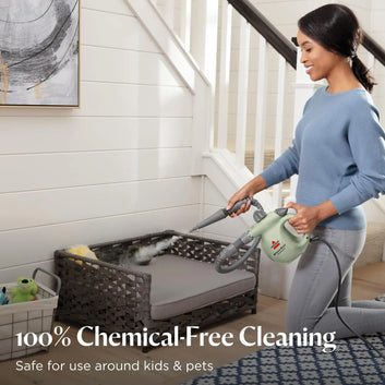 ® Steam Shot Omnireach Handheld Portable Steam Cleaner For Tile, Grout, Windows, Bathrooms, Kitchens, Fabric Steaming Tool,