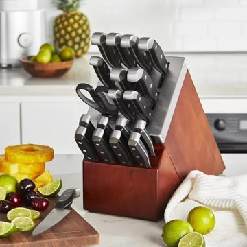 Tool J.A International Statement 20-pc Self-Sharpening Block Set, Silve Guaranteed Authentic.