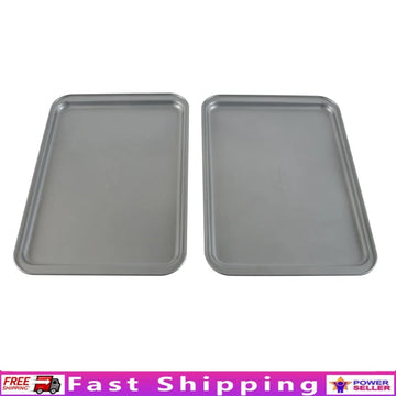 2 Pack Nonstick Baking Sheet Durable Carbon Steel Oven Safe Easy Clean Perfect Baking Roasting Cooking